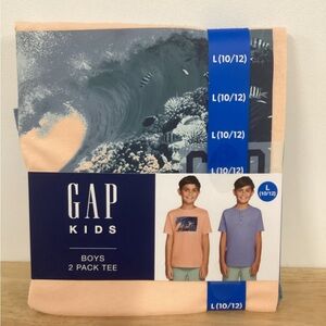 NWT GAP Kids Boys 2 Pack tees Size L 10/12